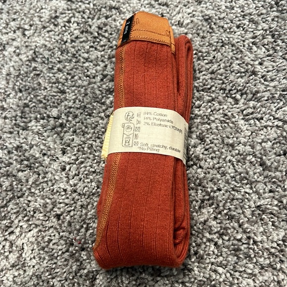 NWT Collégien Louise Tights in Rust Color Sz 2 - Picture 2 of 3